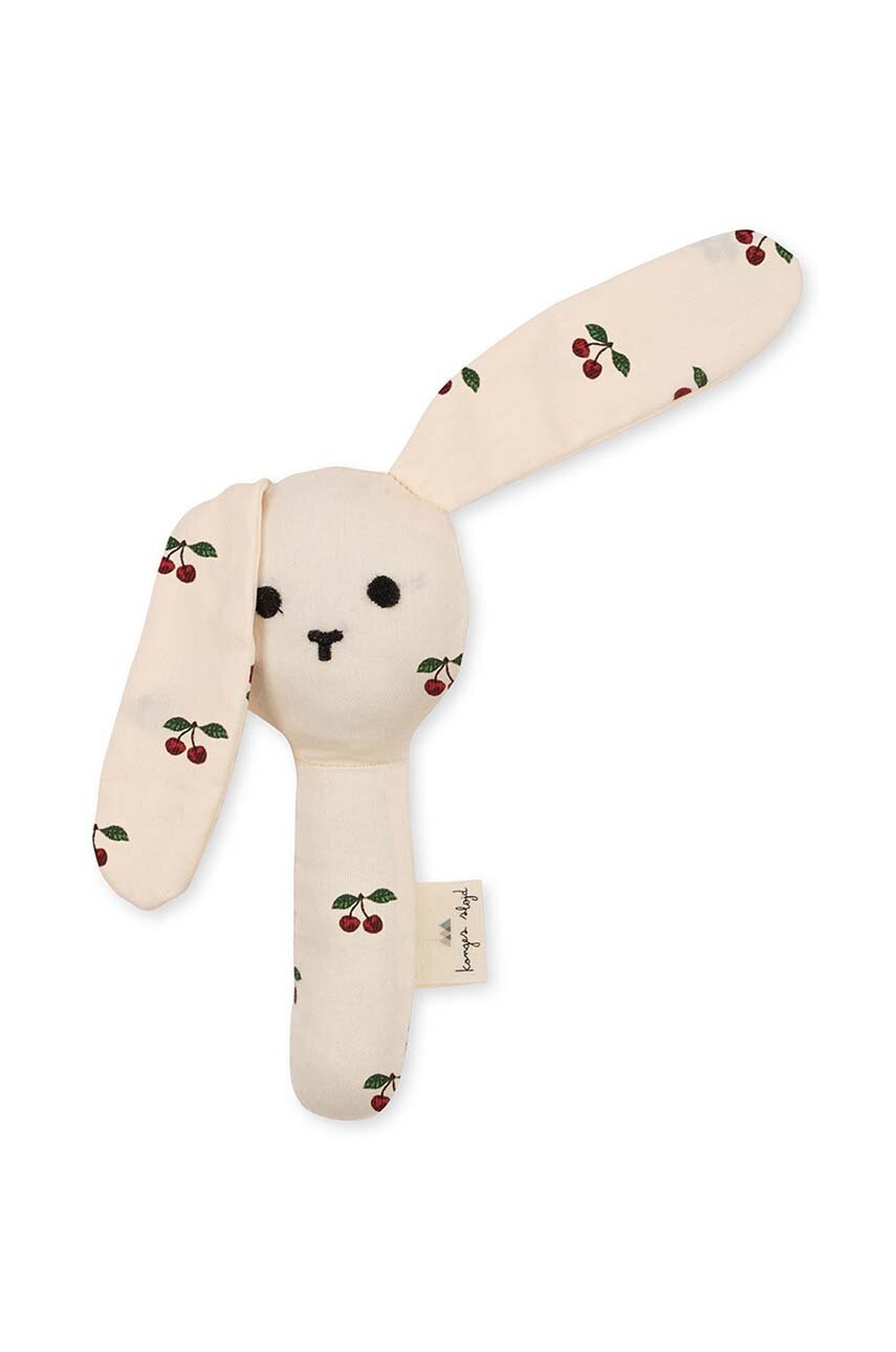 

Бебешка дрънкалка Konges Sløjd BUNNY HAND RATTLE KS101812, Бежов