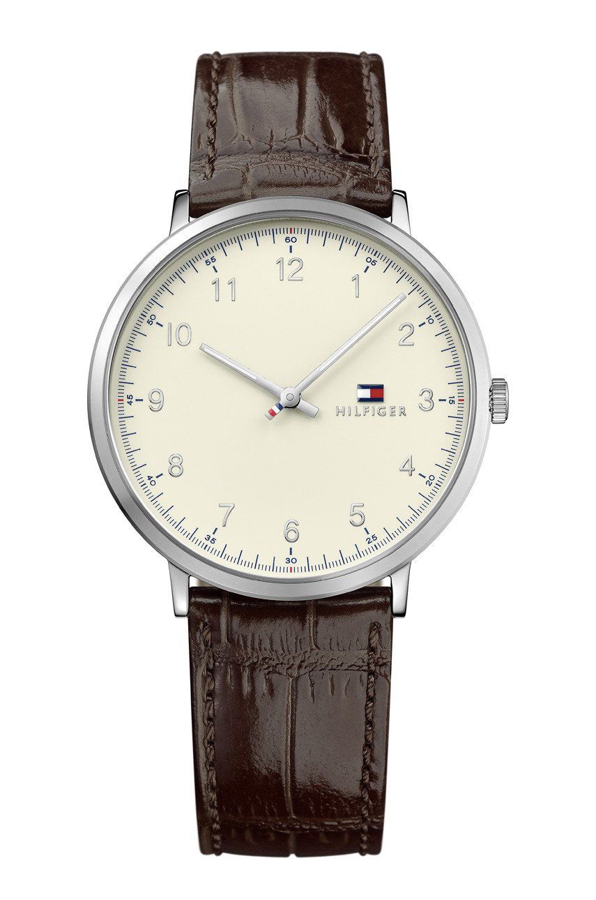 Tommy Hilfiger - Hodinky 1791338 - hnědá - Přírodní kůže