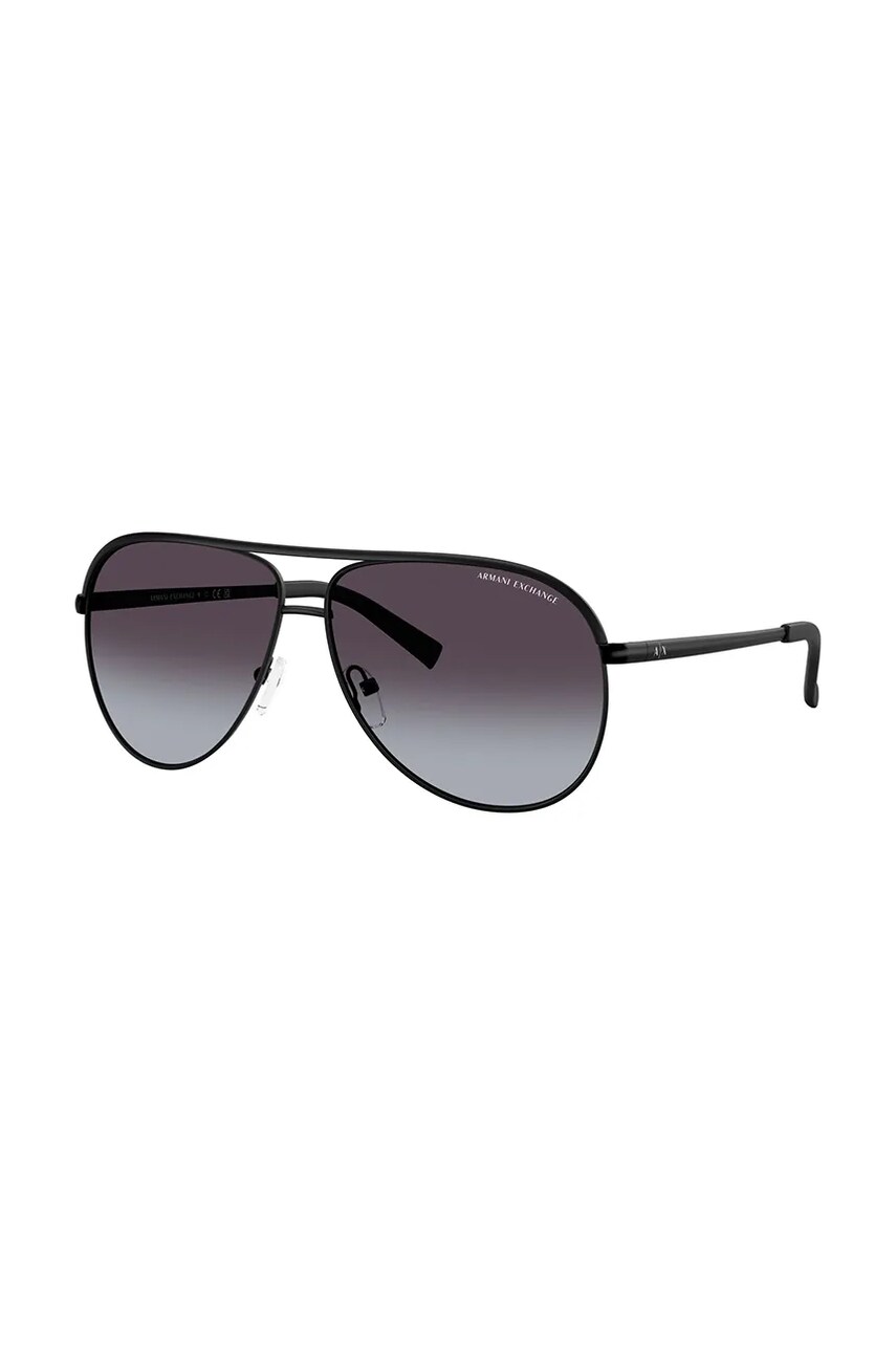 Armani Exchange ochelari de soare barbati, culoarea negru