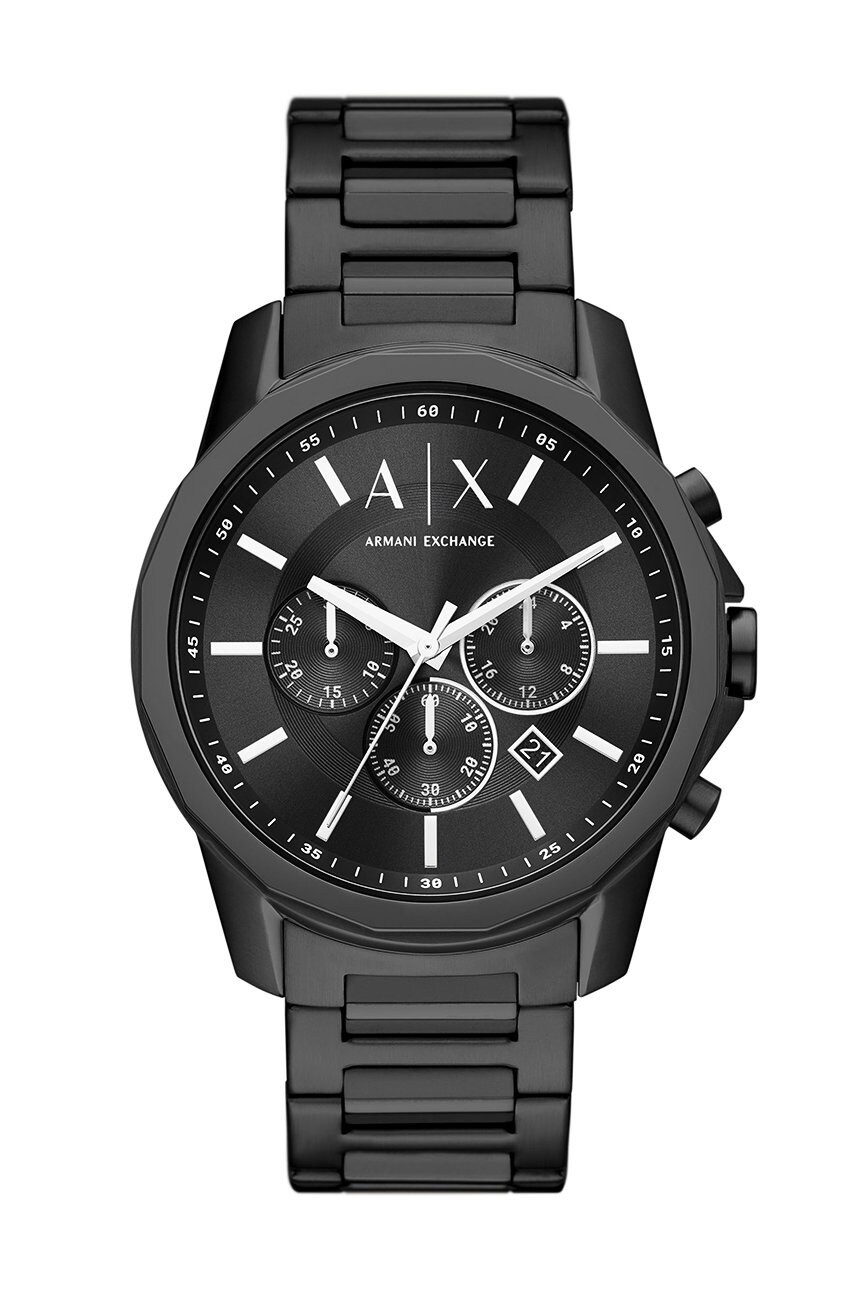 Levně Hodinky Armani Exchange pánské, černá barva
