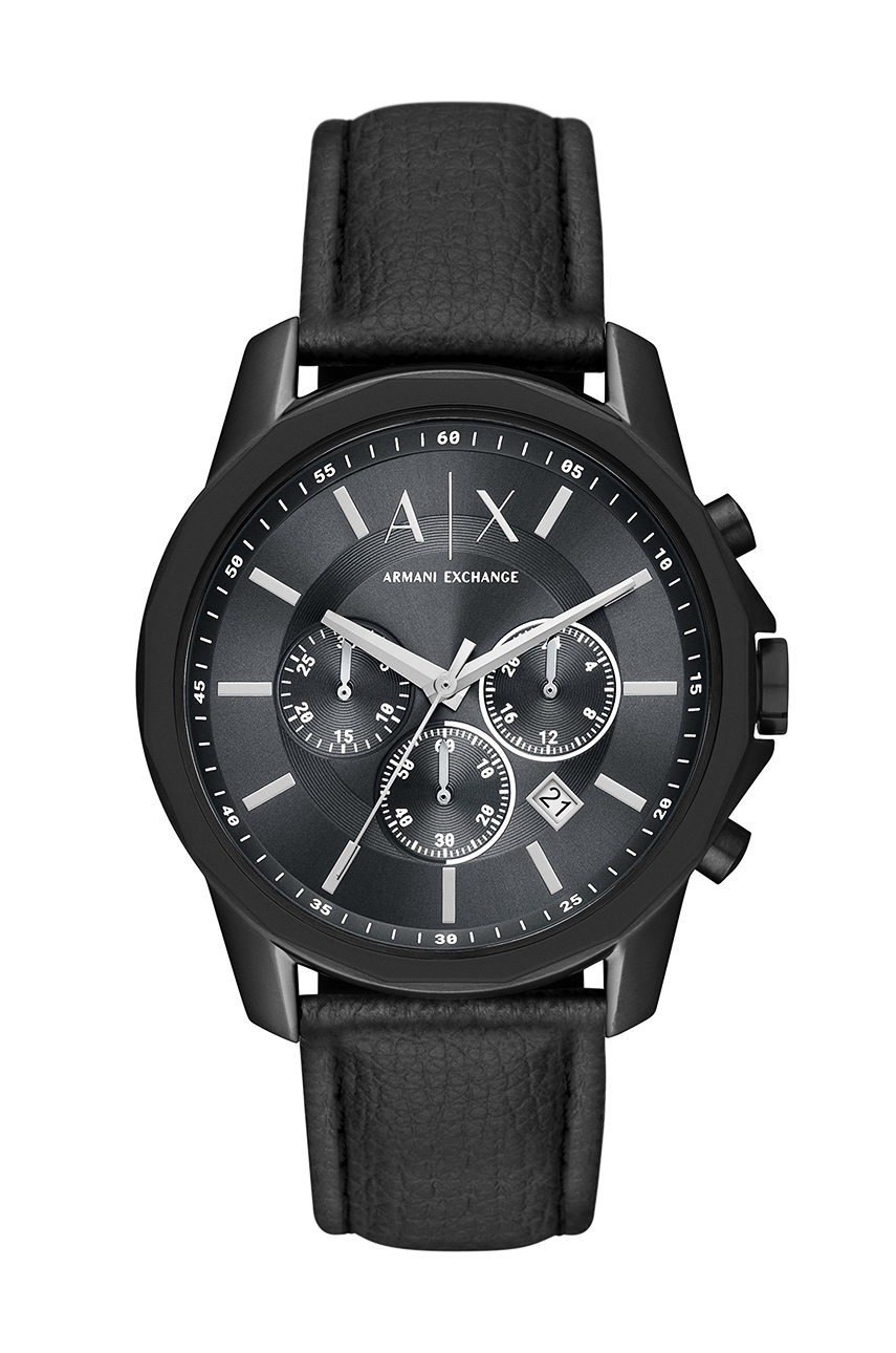 

Часовник Armani Exchange мъжки в черно, Черен