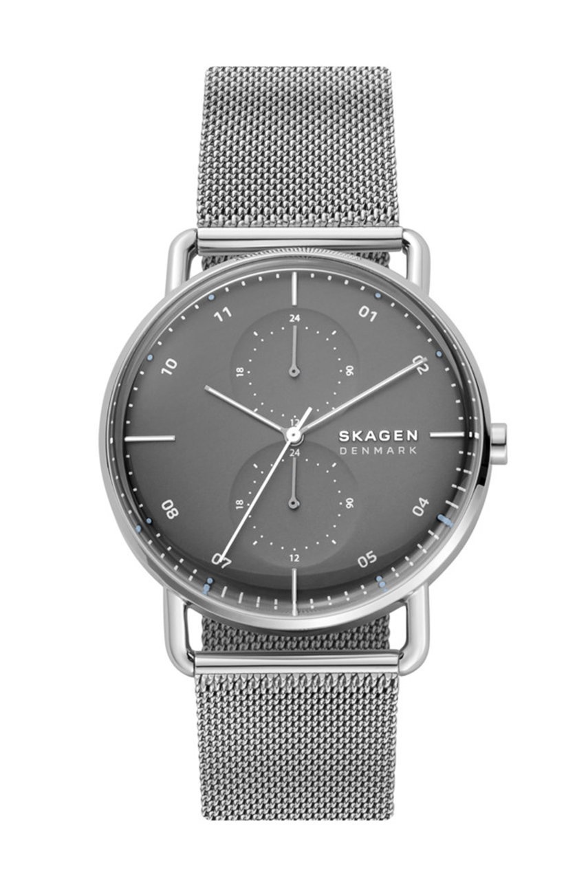 Hodinky Skagen SKW6737 pánské, šedá barva - šedá -  Ocel