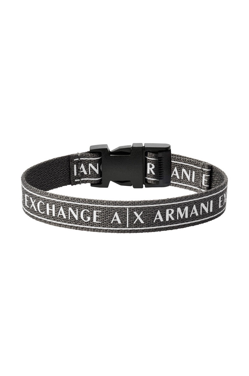 

Гривна Armani Exchange мъжка в сиво, Сив