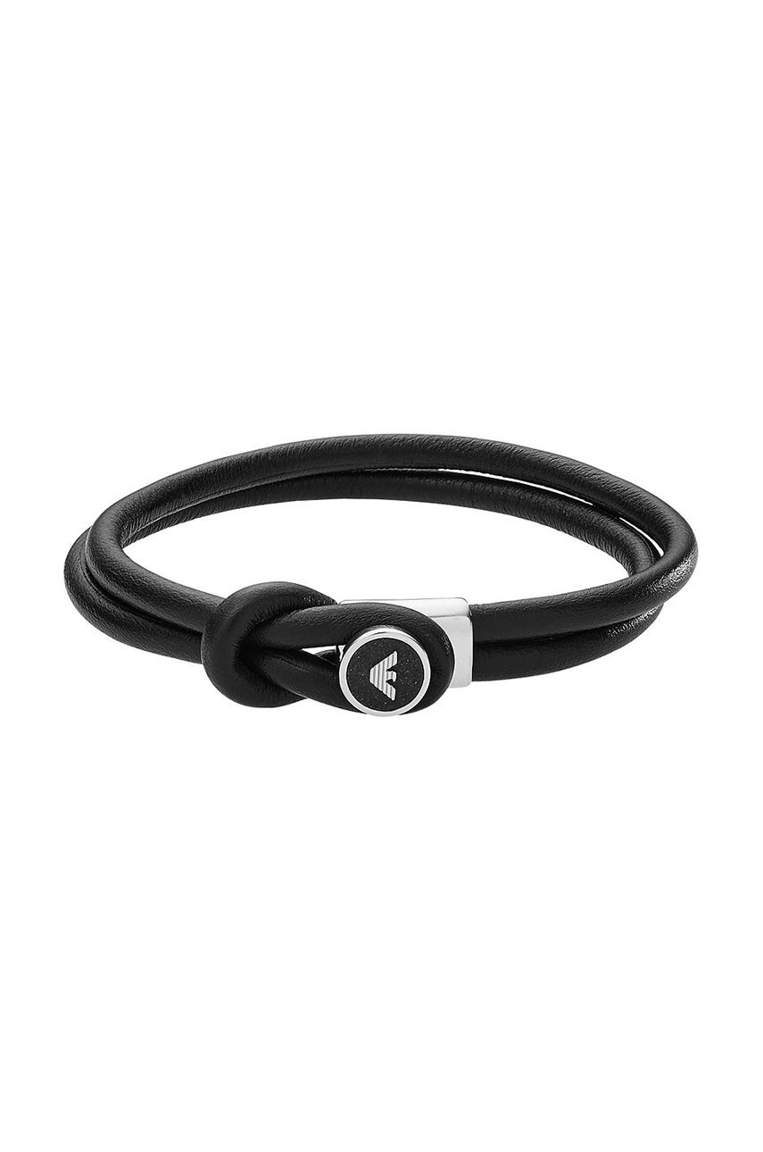

Гривна Emporio Armani мъжка, Черен