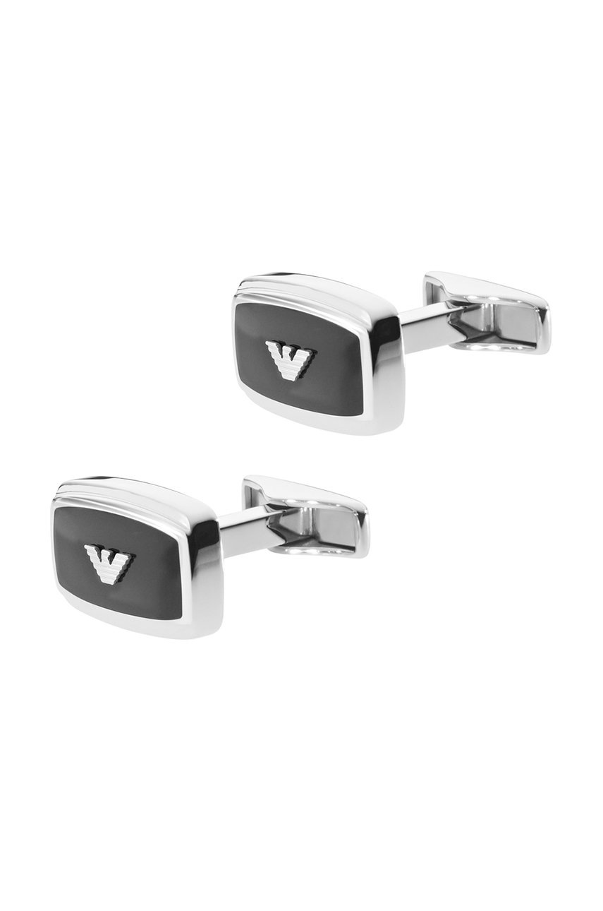 

Копчета за ръкавели Emporio Armani мъжко, Сребърен