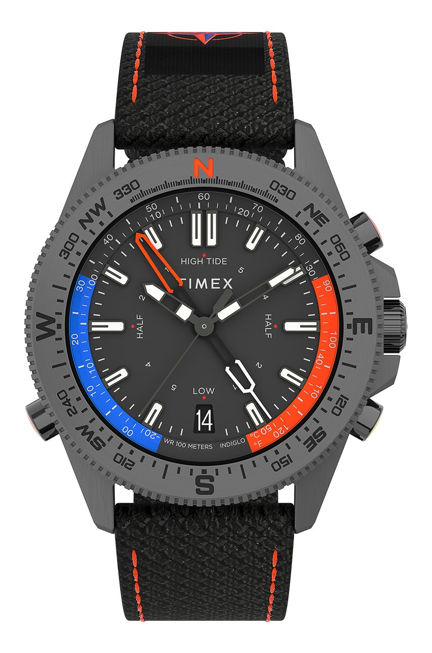 

Часовник Timex мъжки в сребристо, Черен