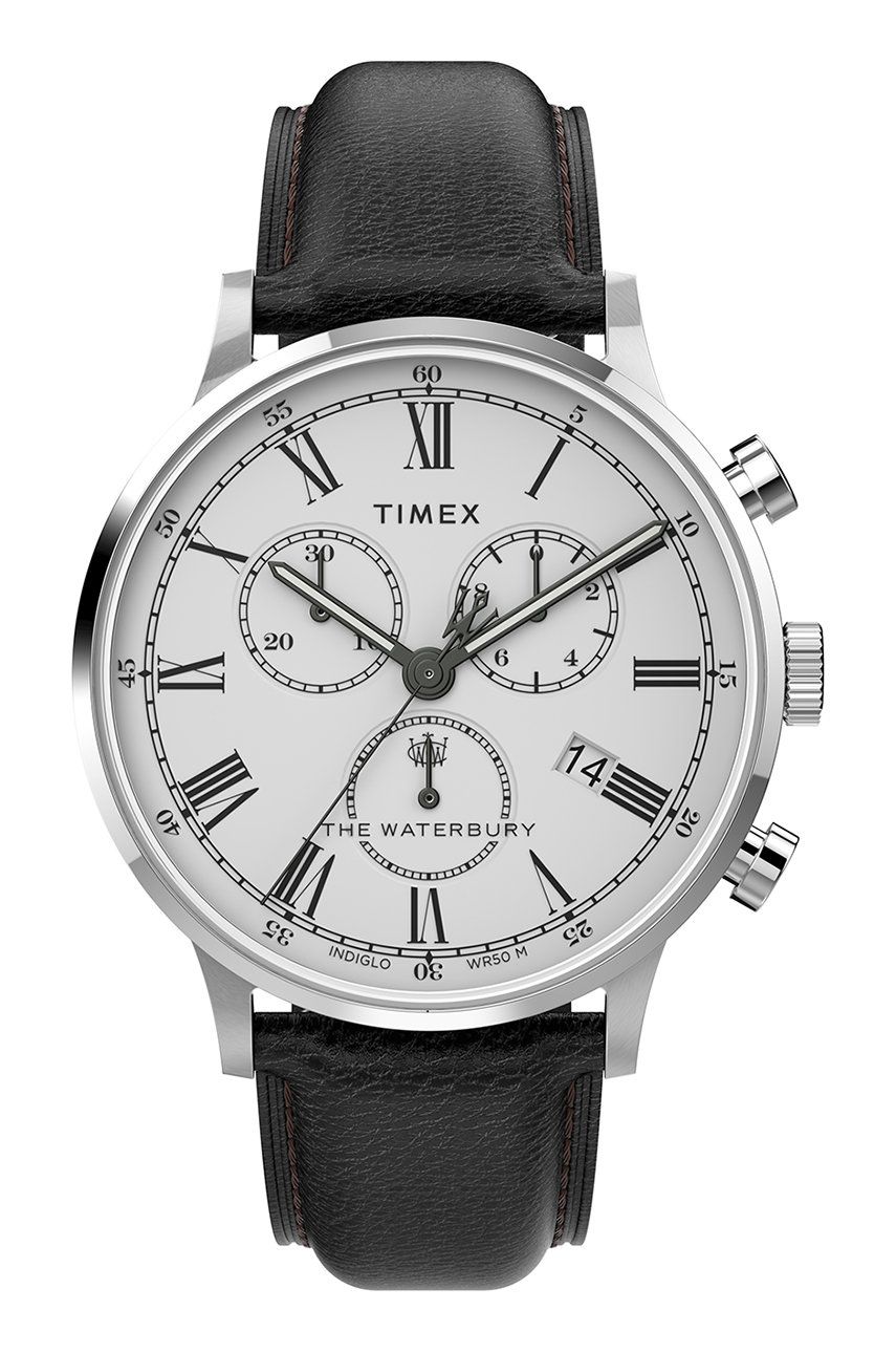 Timex zegarek TW2U88100 Waterbury Classic męski kolor czarny
