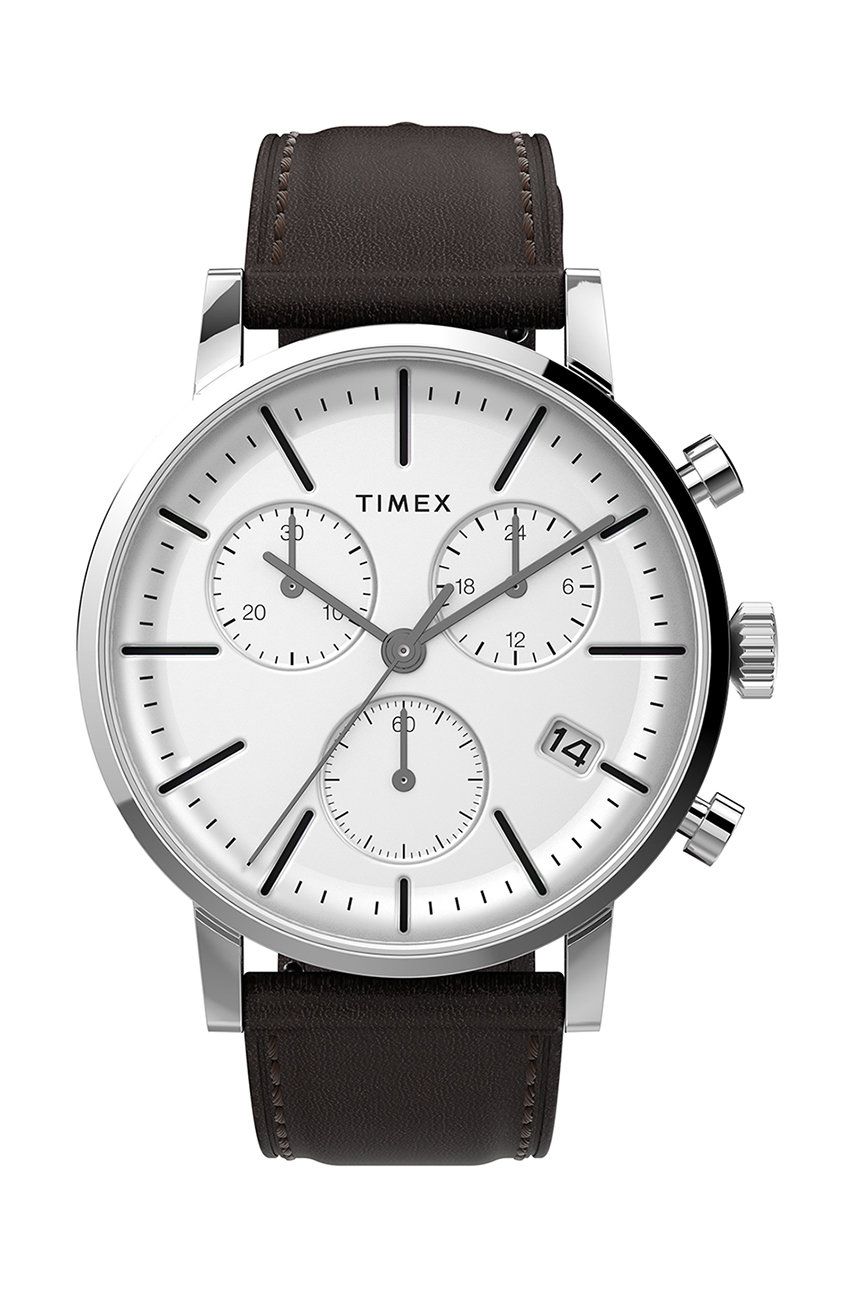 Timex ceas Tw2v36600 Midtown barbati, culoarea maro answear.ro