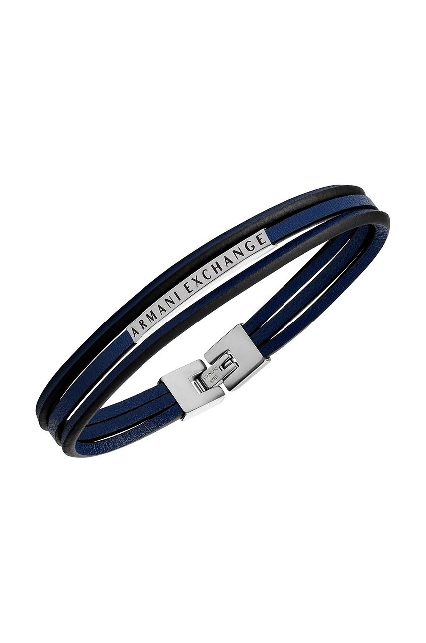 

Кожаный браслет Armani Exchange мужская