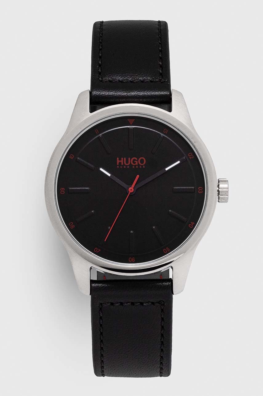 

Часовник HUGO 1530018 мъжки в черно, Черен