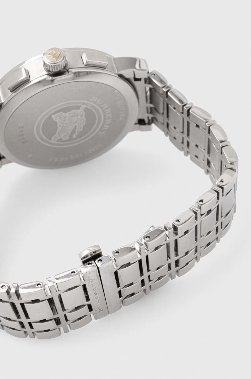 

Годинник Burberry чоловічий колір срібний