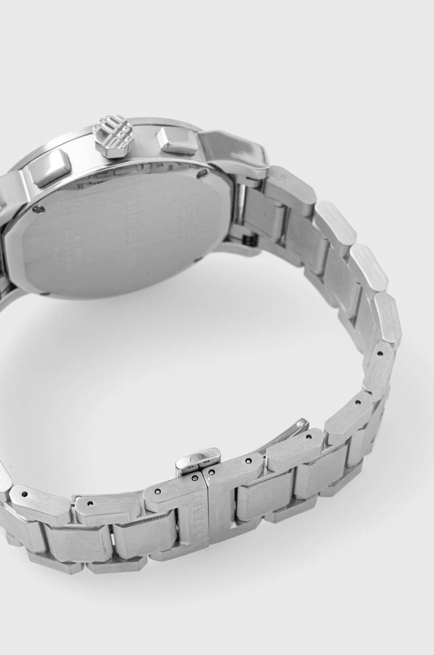 

Годинник Burberry чоловічий колір срібний