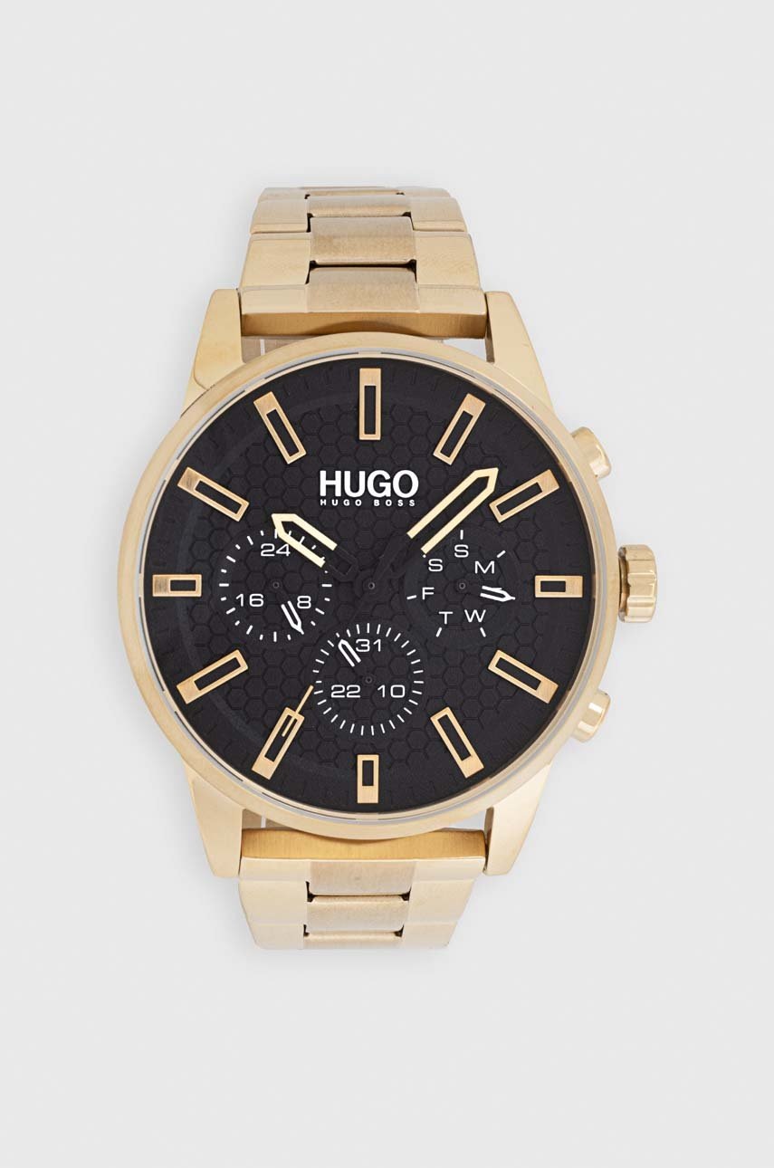 

Часовник HUGO мъжки в златисто, Злато