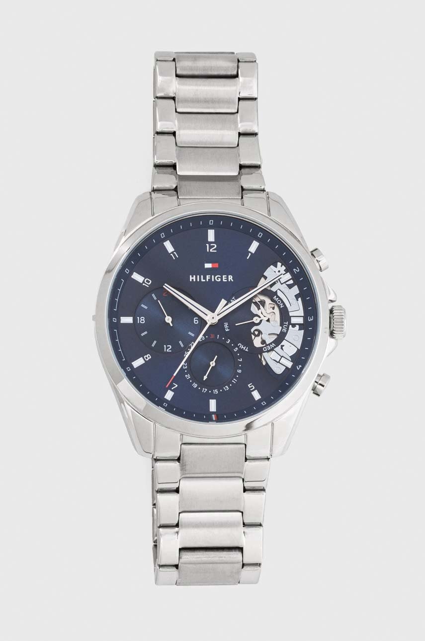 

Часовник Tommy Hilfiger мъжки в сребристо, Сребърен