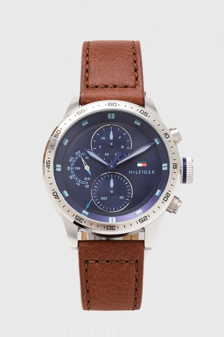 

Часовник Tommy Hilfiger мъжки в кафяво, Кафяв