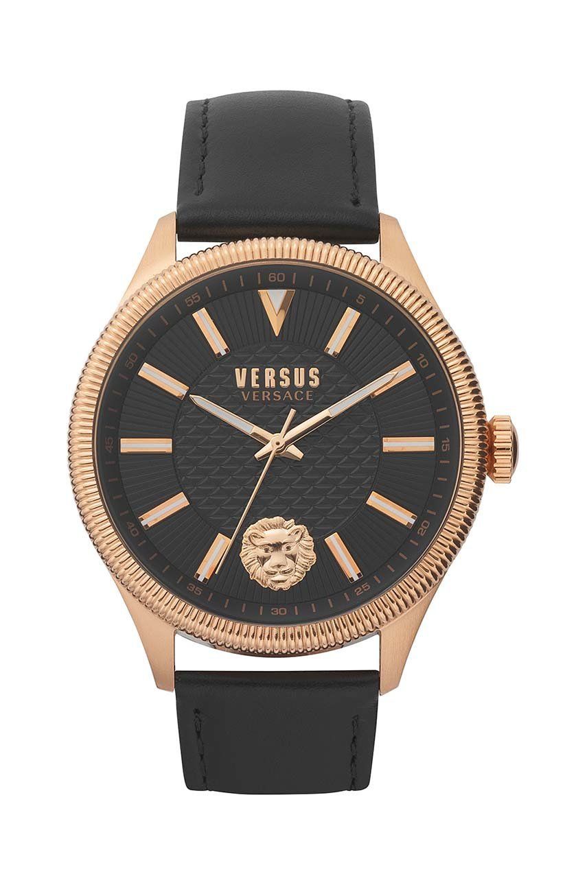 Versus Versace ceas barbati, culoarea negru Accesorii imagine 2022 crono24.ro
