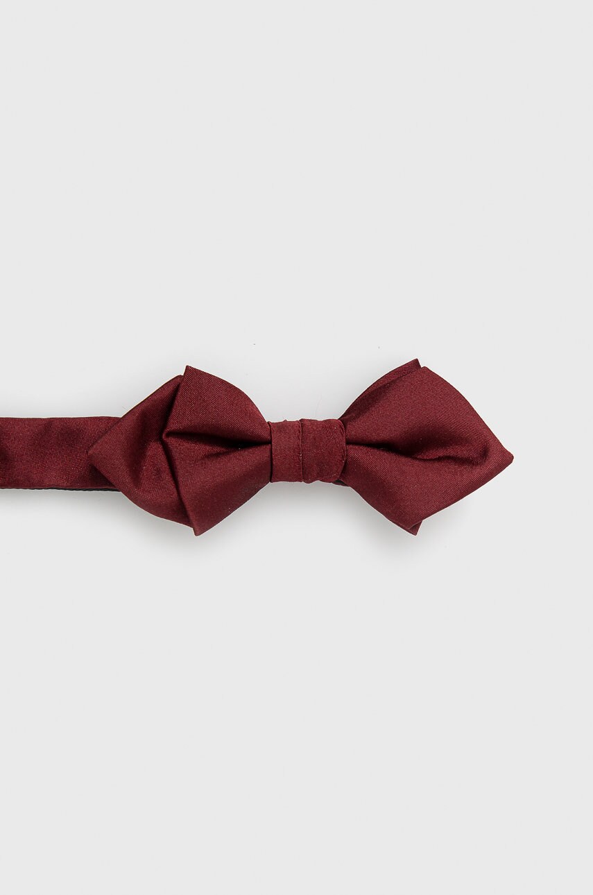 

Шовковий метелик Weekend Max Mara колір бордовий