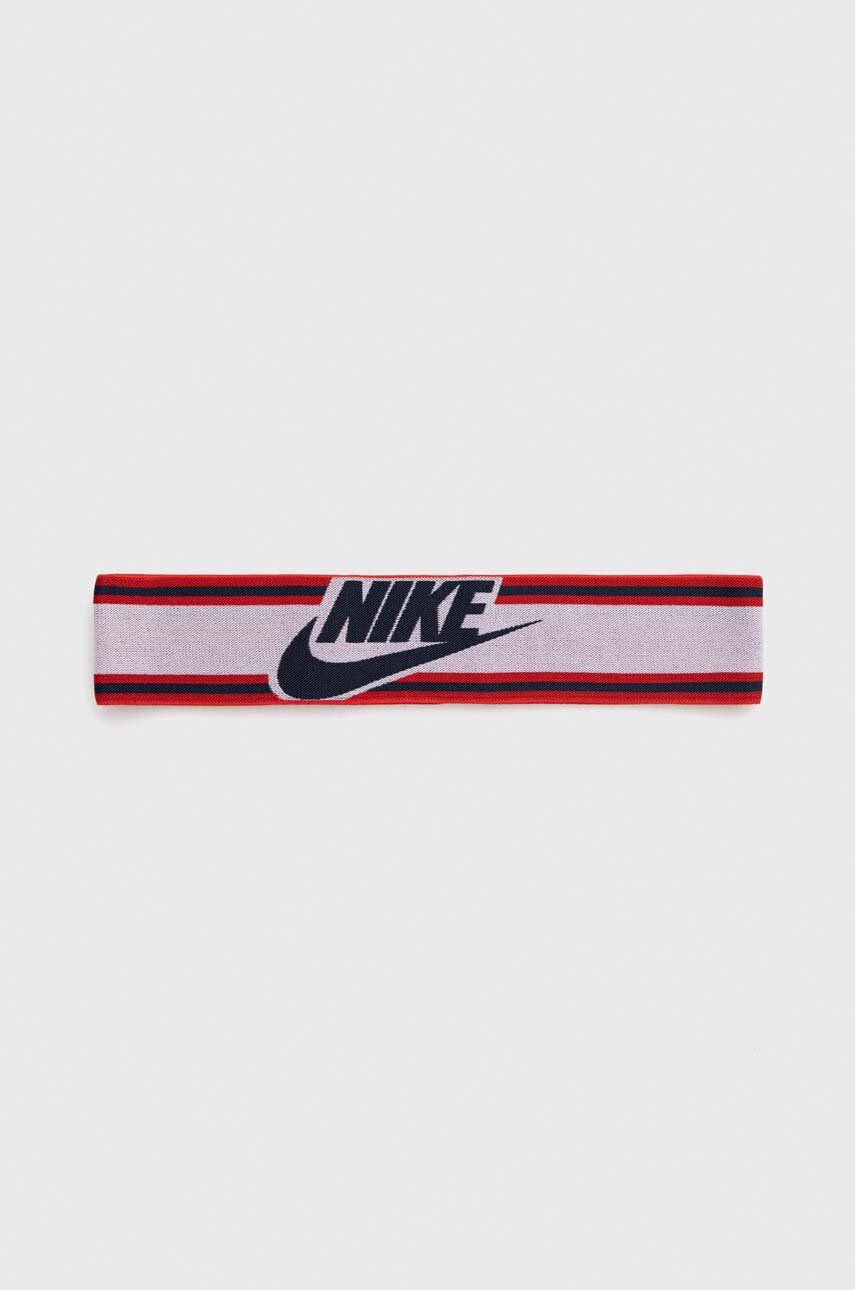 Levně Čelenka Nike červená barva