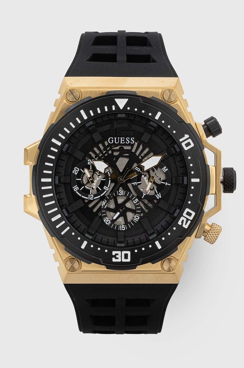 

Годинник Guess чоловічий колір чорний