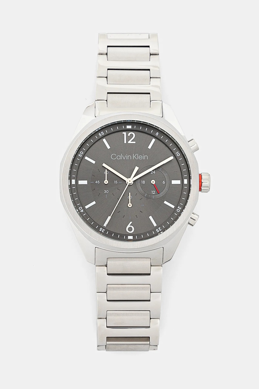 

Часовник Calvin Klein мъжки в сребристо, Сребърен
