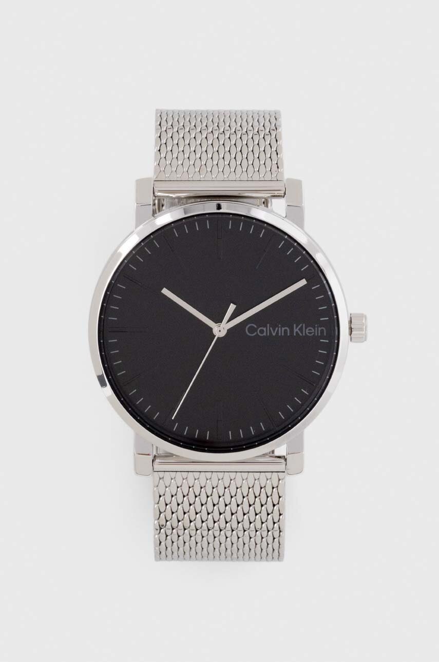Levně Hodinky Calvin Klein 25200260 stříbrná barva