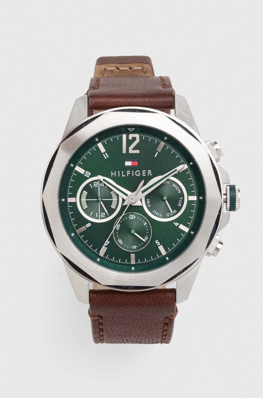 

Годинник Tommy Hilfiger чоловічий колір коричневий