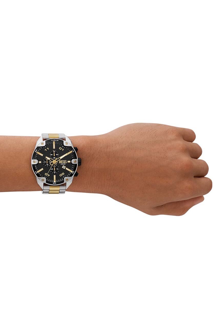 Ρολόι Diesel χρώμα: ασημί φωτογραφία