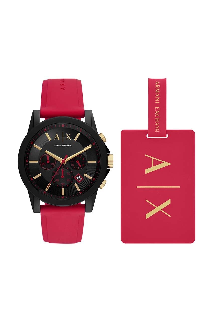 

Armani Exchange цвет красный