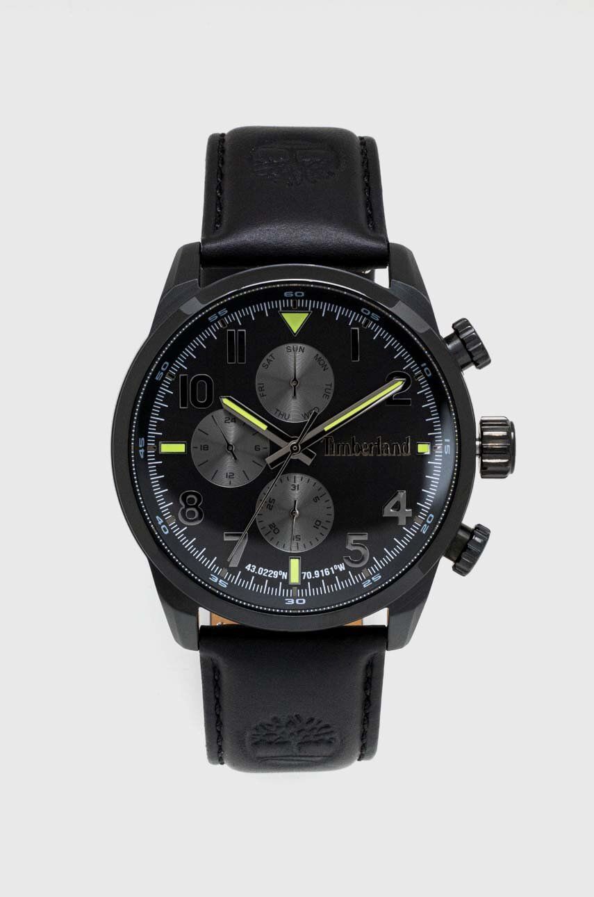 Timberland ceas barbati, culoarea negru Accesorii imagine 2022 crono24.ro
