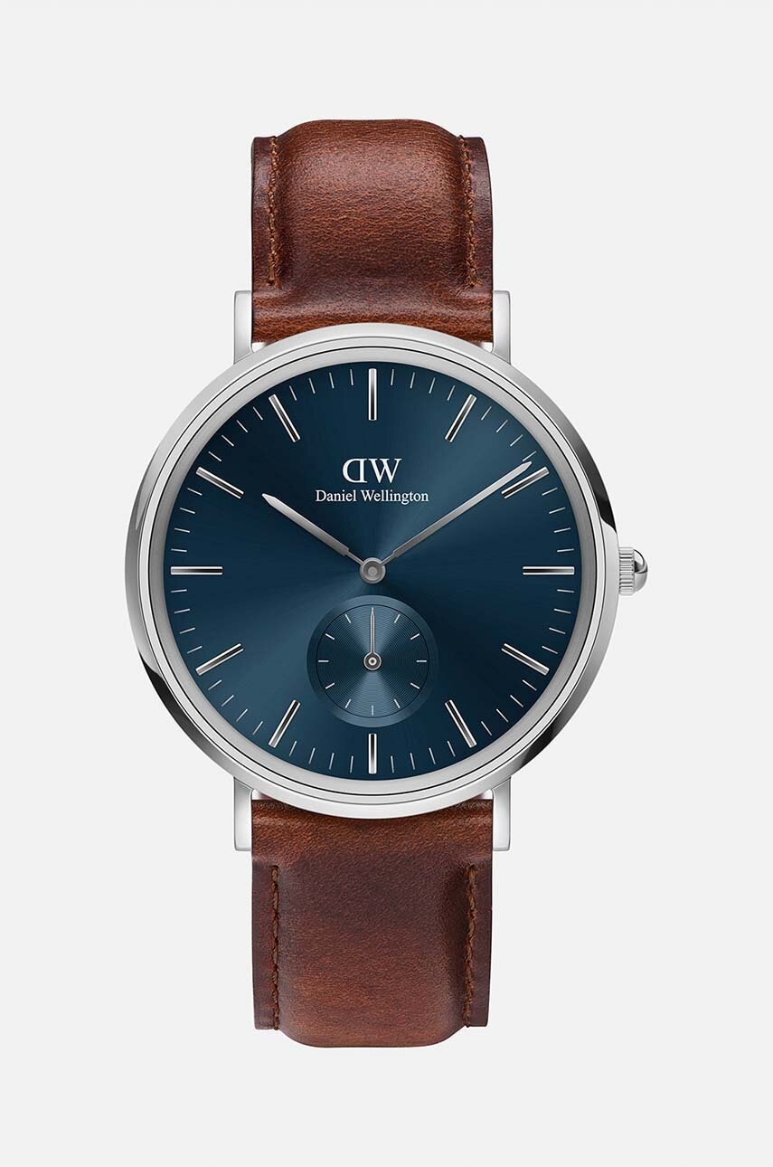 E-shop Hodinky Daniel Wellington hnědá barva