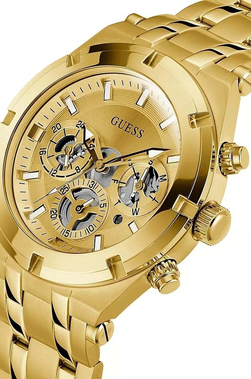 Ρολόι Guess χρώμα: χρυσαφί φωτογραφία