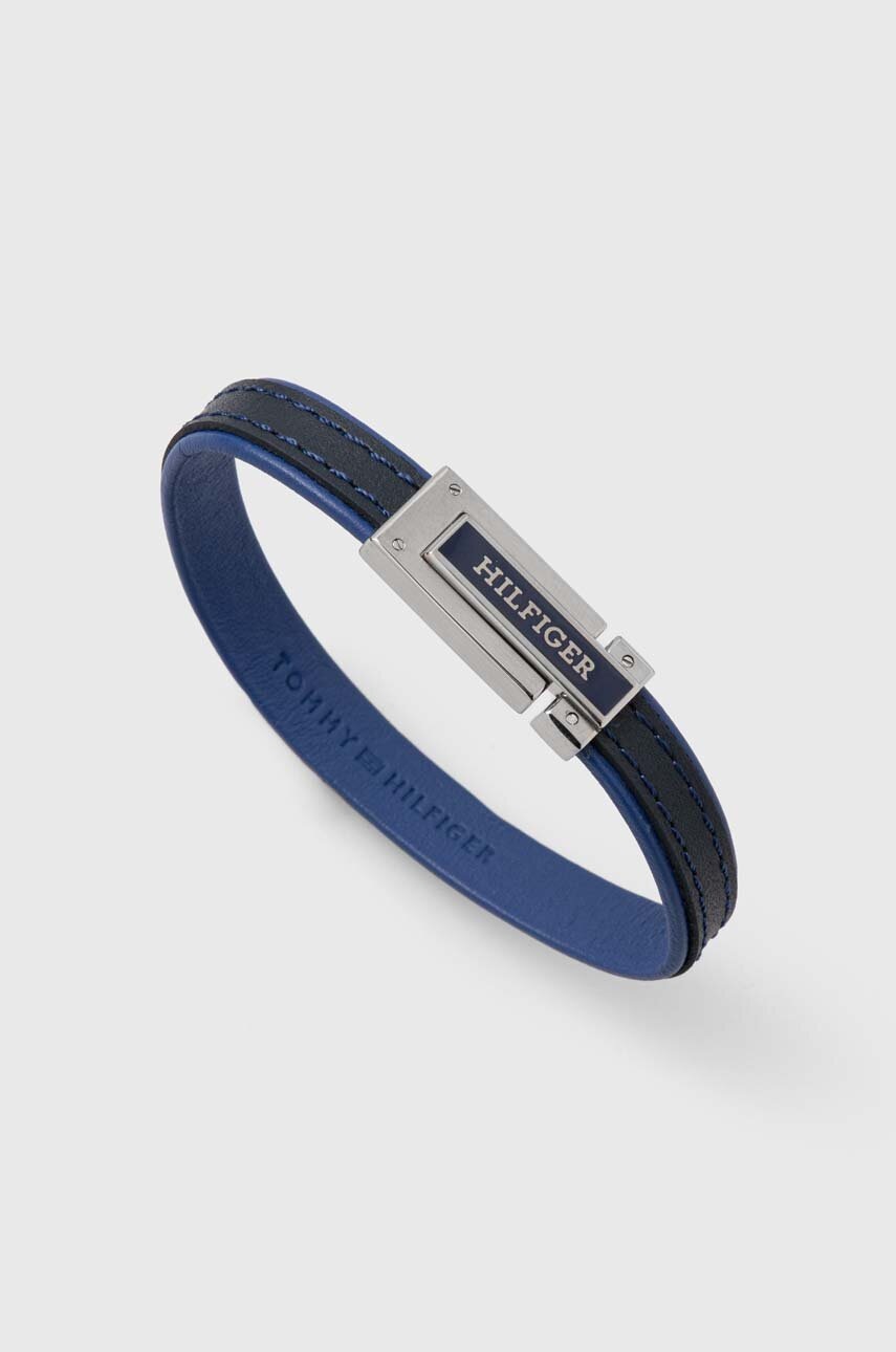

Кожена гривна Tommy Hilfiger мъжка 2790558, Тъмносин