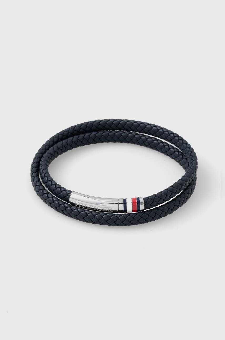 

Кожена гривна Tommy Hilfiger мъжка 2790549, Тъмносин