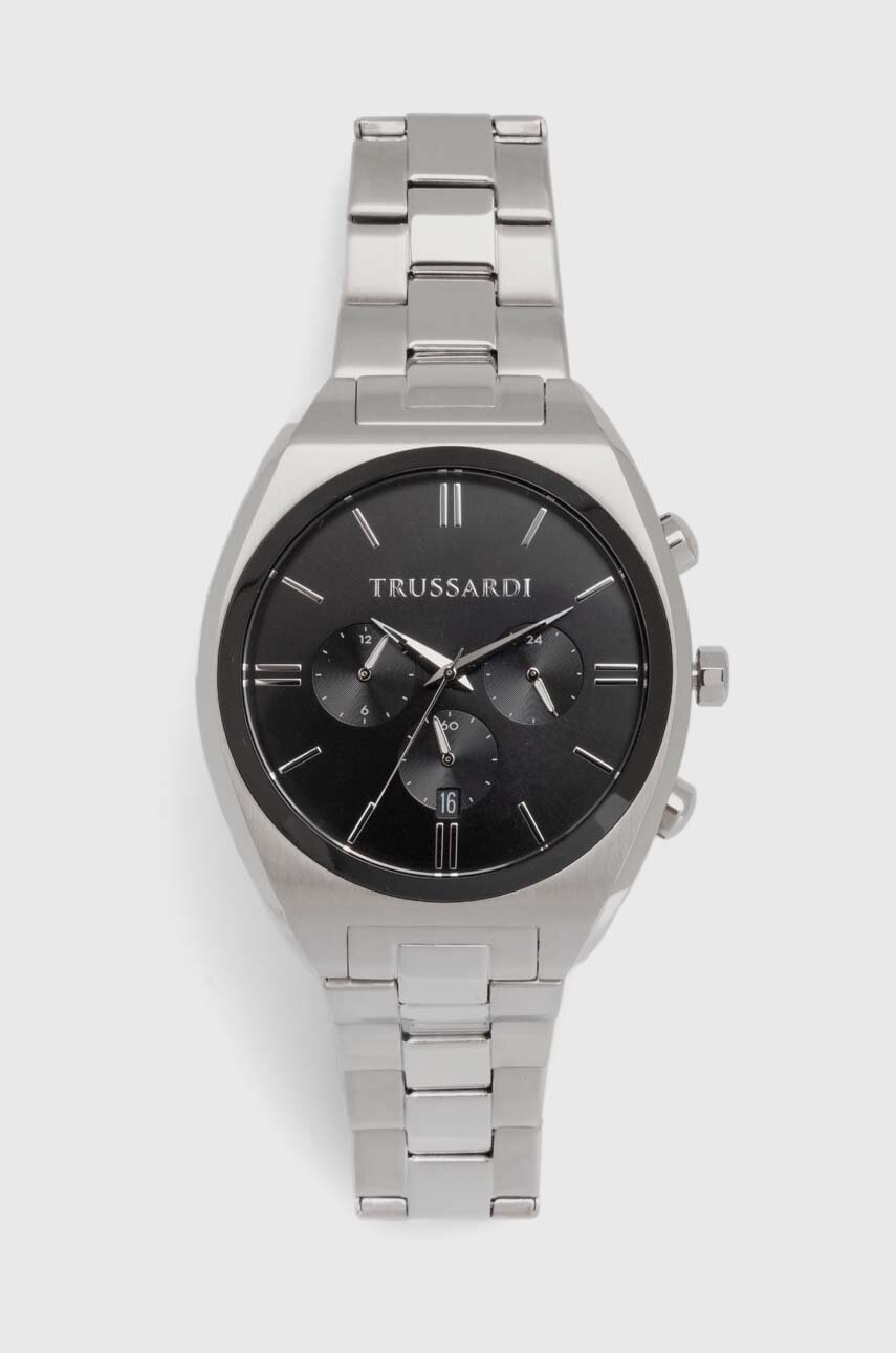 Trussardi ceas barbati, culoarea argintiu, R2453159002