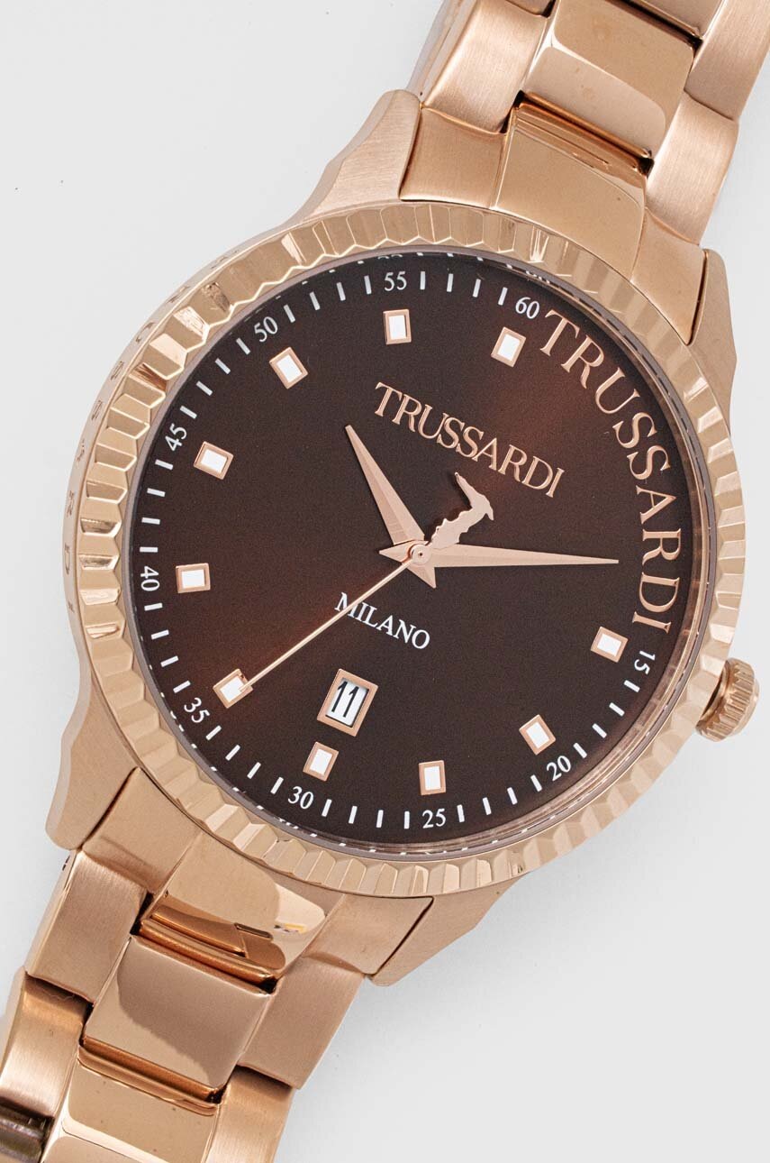 Ρολόι Trussardi χρώμα: χρυσαφί, R2453141008 φωτογραφία