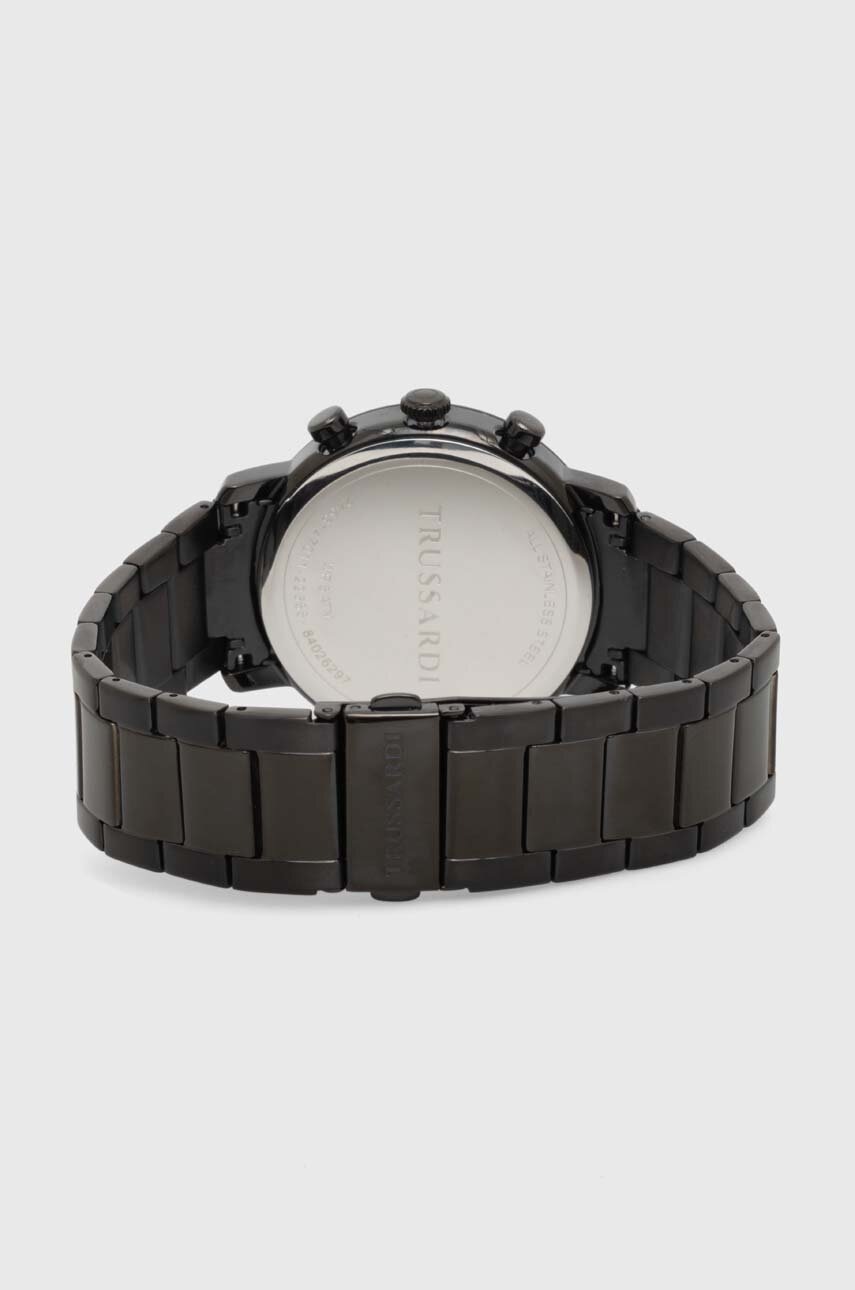 Ρολόι Trussardi χρώμα: μαύρο, R2453147011 φωτογραφία