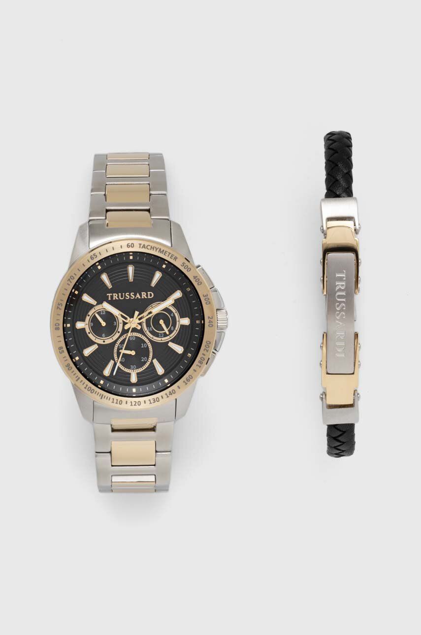 Trussardi ceas si bratara culoarea auriu, R2453153003