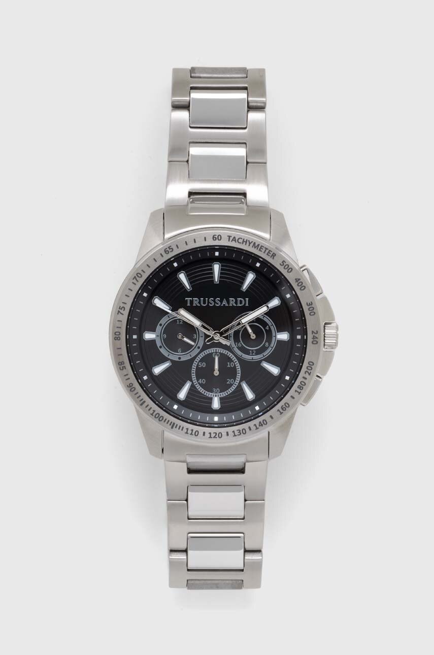 Trussardi ceas barbati, culoarea argintiu, R2453153004
