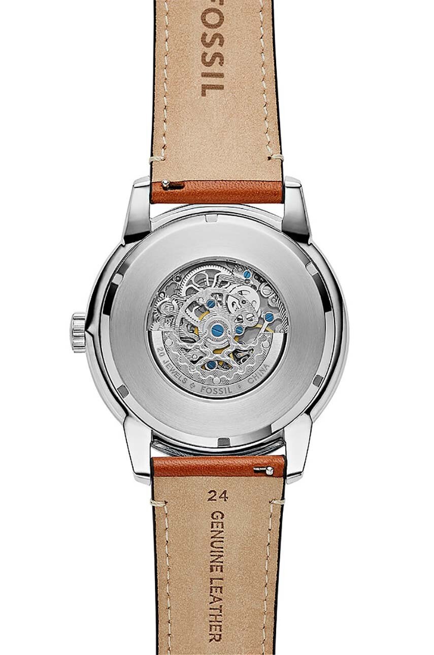 Ρολόι Fossil χρώμα: καφέ, ME3154 φωτογραφία