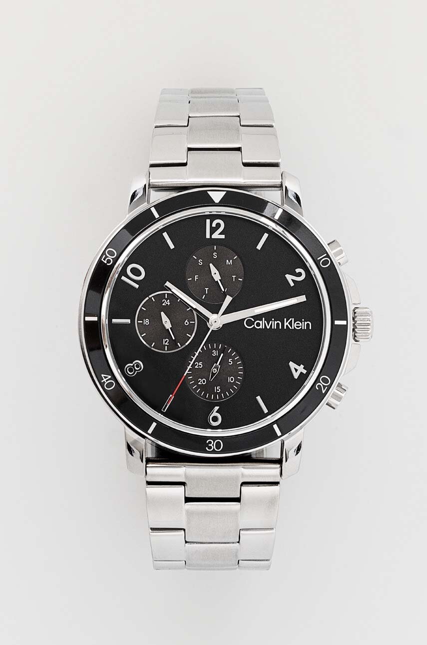 

Часовник Calvin Klein мъжки в сребристо 25200067, Сребърен