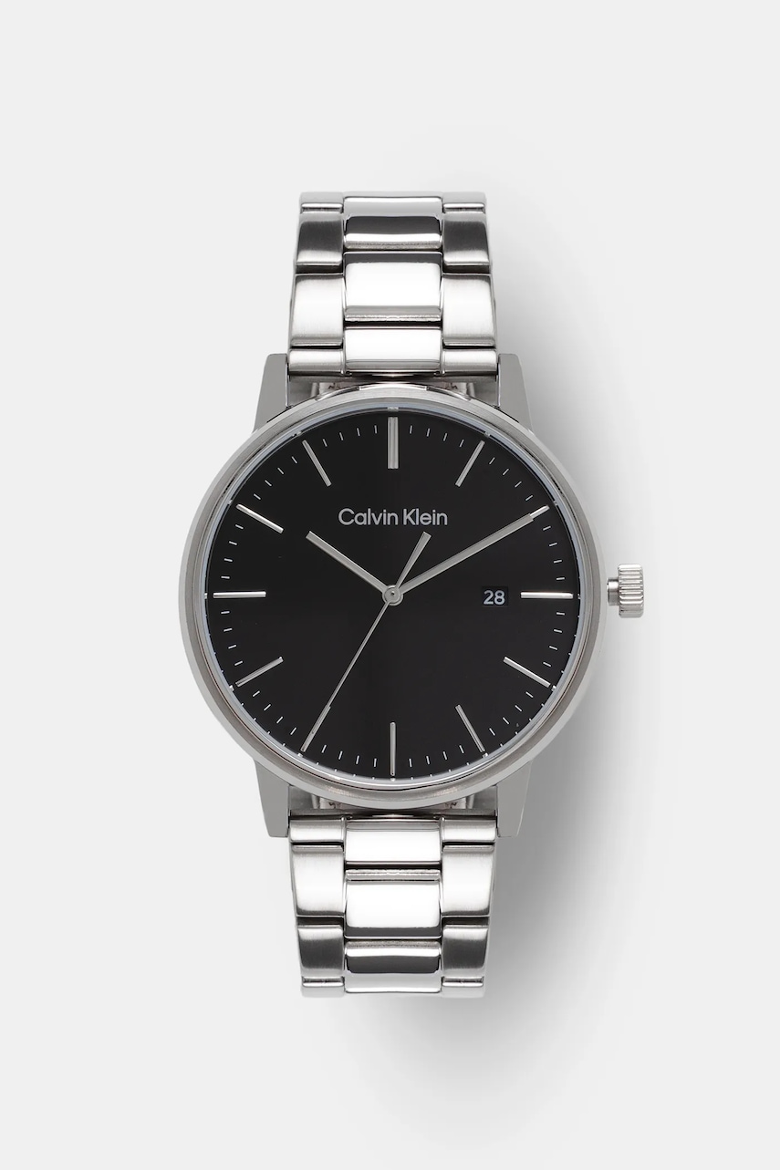 Levně Hodinky Calvin Klein pánské, stříbrná barva, 25200053
