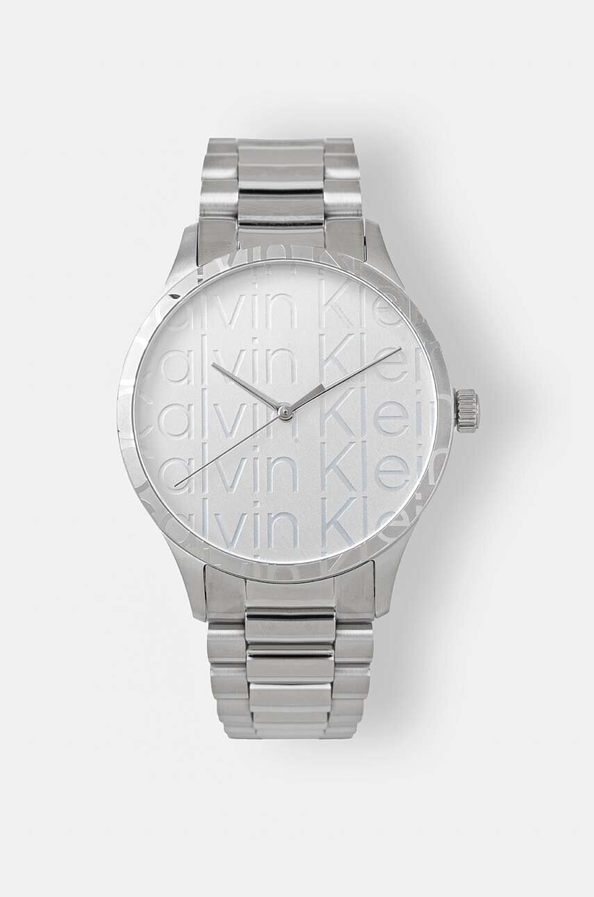 Levně Hodinky Calvin Klein stříbrná barva, 25200342