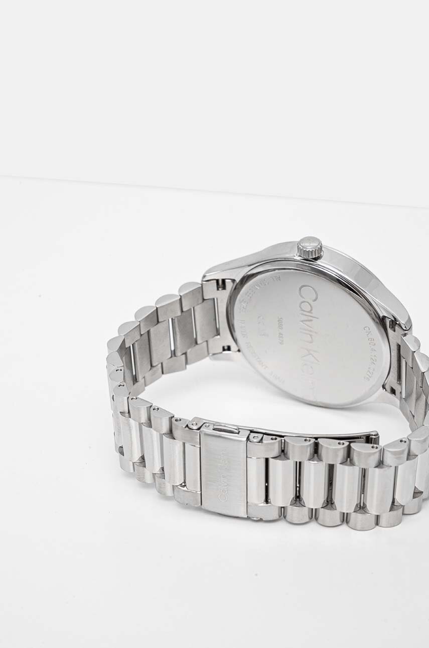 Ρολόι Calvin Klein χρώμα: ασημί, 25200342 φωτογραφία