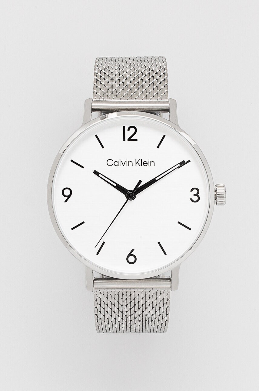 Levně Hodinky Calvin Klein stříbrná barva, 25200433