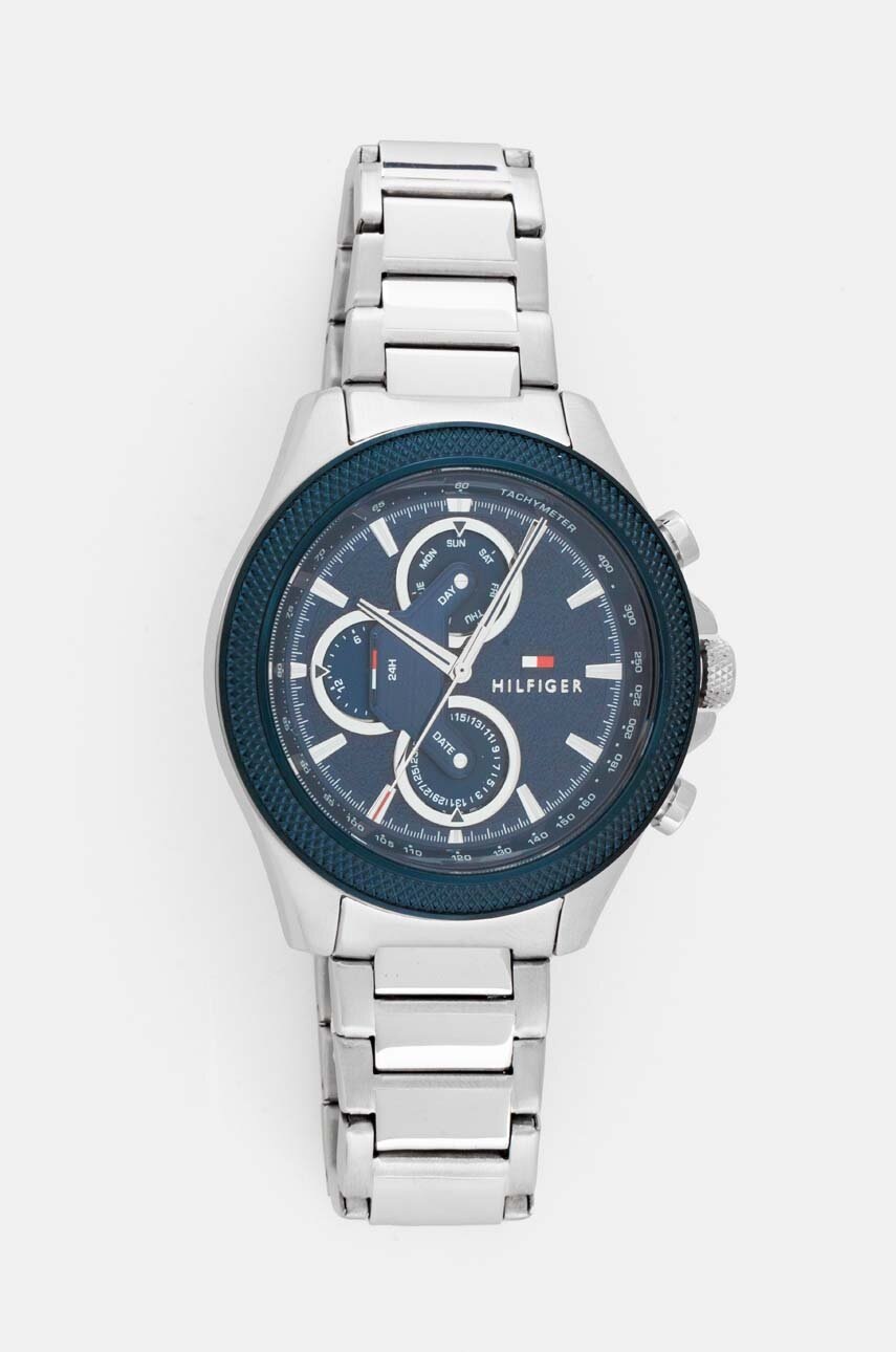 

Часовник Tommy Hilfiger мъжки в сребристо 1792080, Сребърен