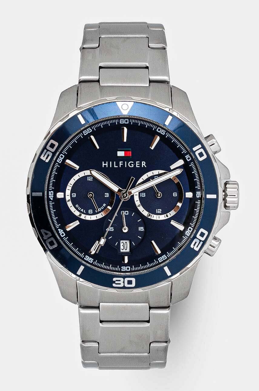 

Часовник Tommy Hilfiger мъжки в сребристо 1792094, Сребърен