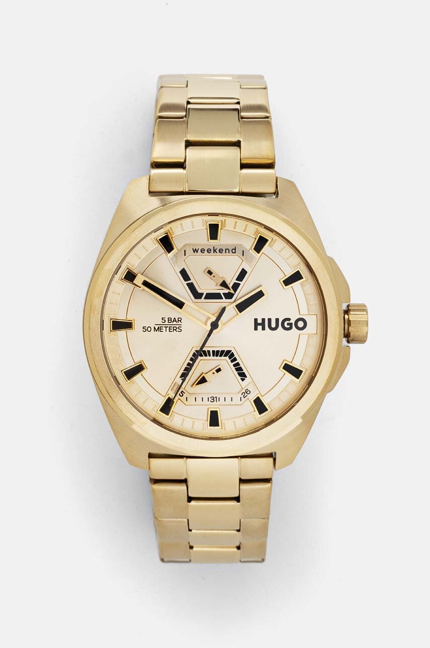 HUGO ceas barbati, culoarea auriu, 1530243