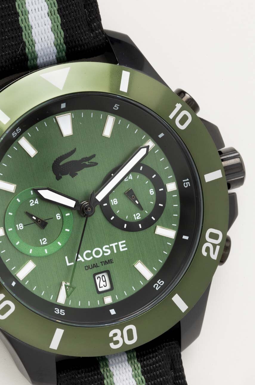 Годинник Lacoste чоловічий колір чорний 