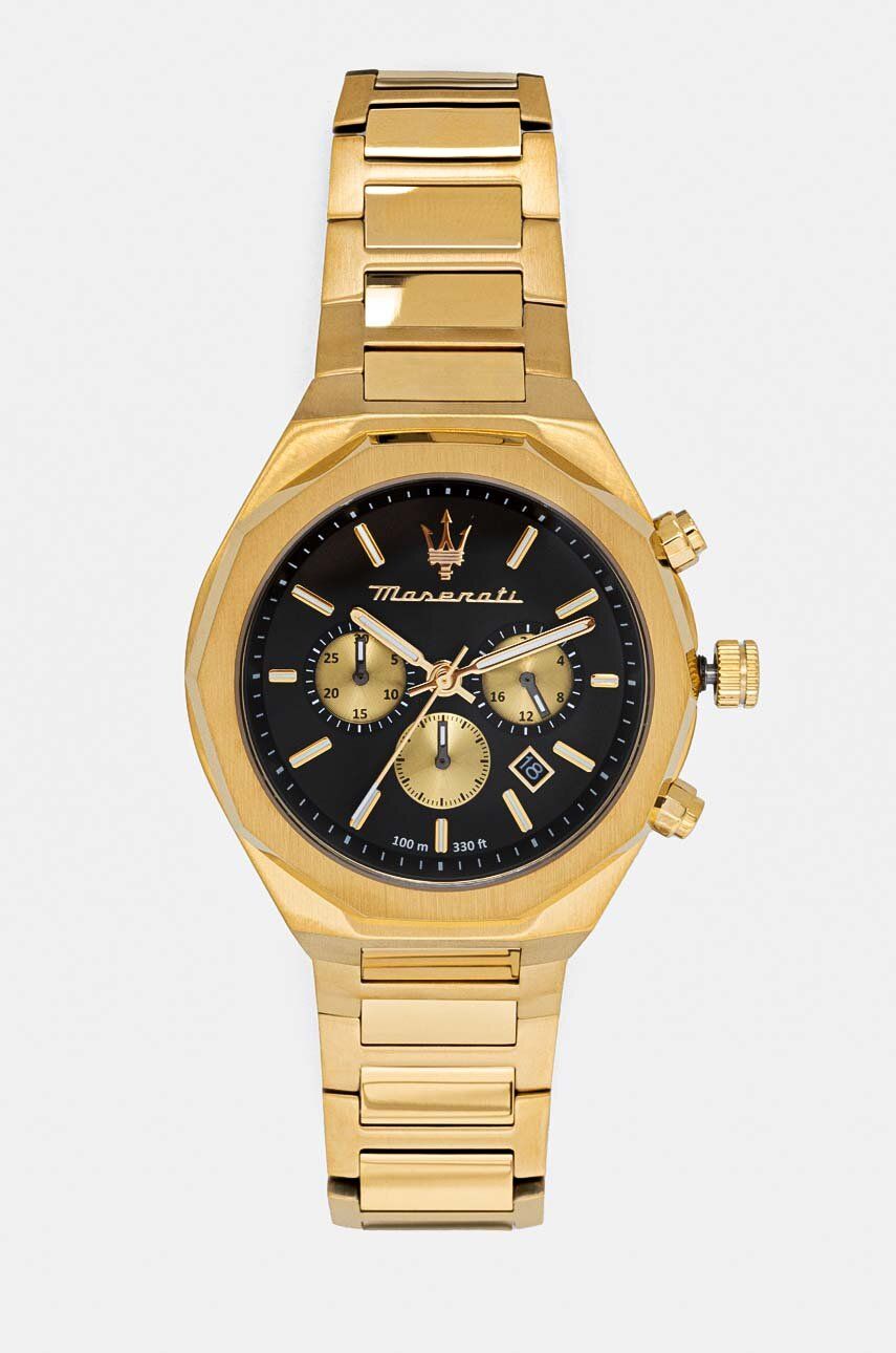 Maserati ceas barbati, culoarea auriu, R8873642001