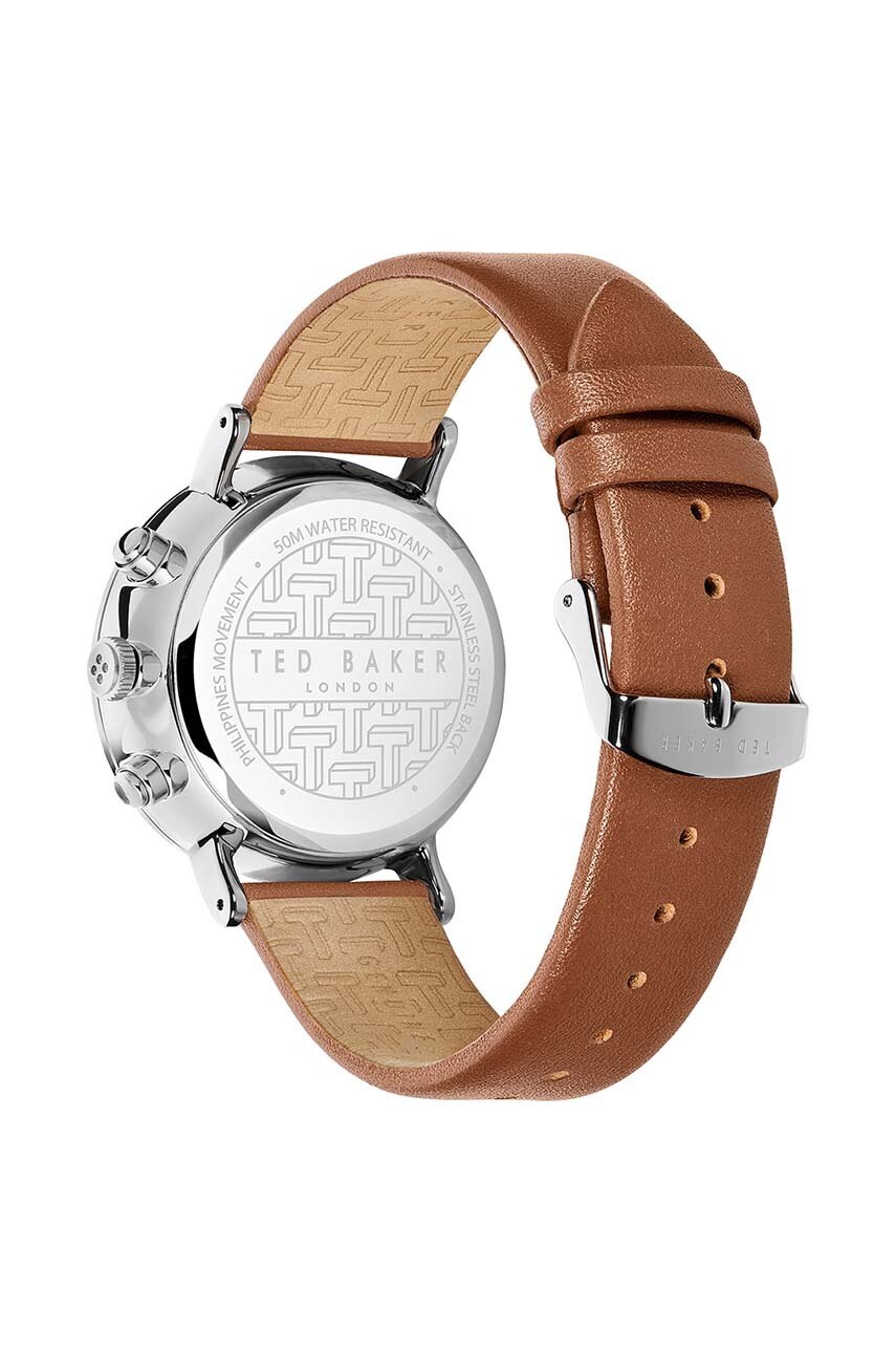 Ρολόι Ted Baker χρώμα: καφέ, BKPBAS202 φωτογραφία